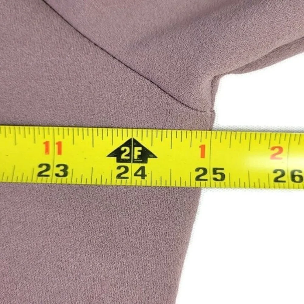 ASOS Curve Blazer Size 16 Purple Shade Faux Pockets Oversized Stretchy Long New